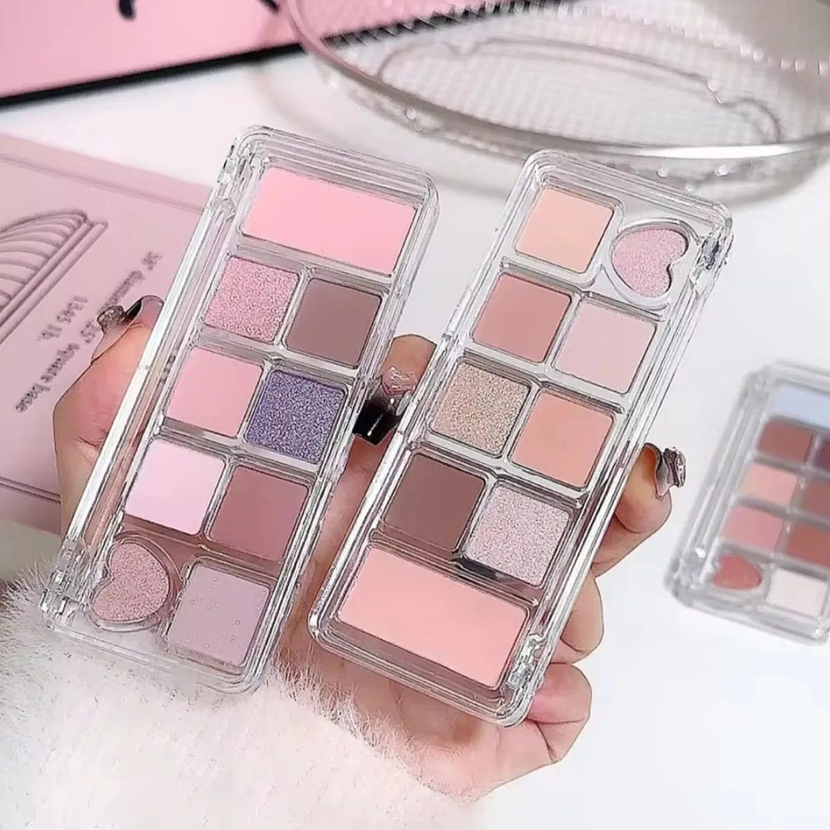 New kawaii 12 Color Soft Shimmer Eyeshadow Palette 6