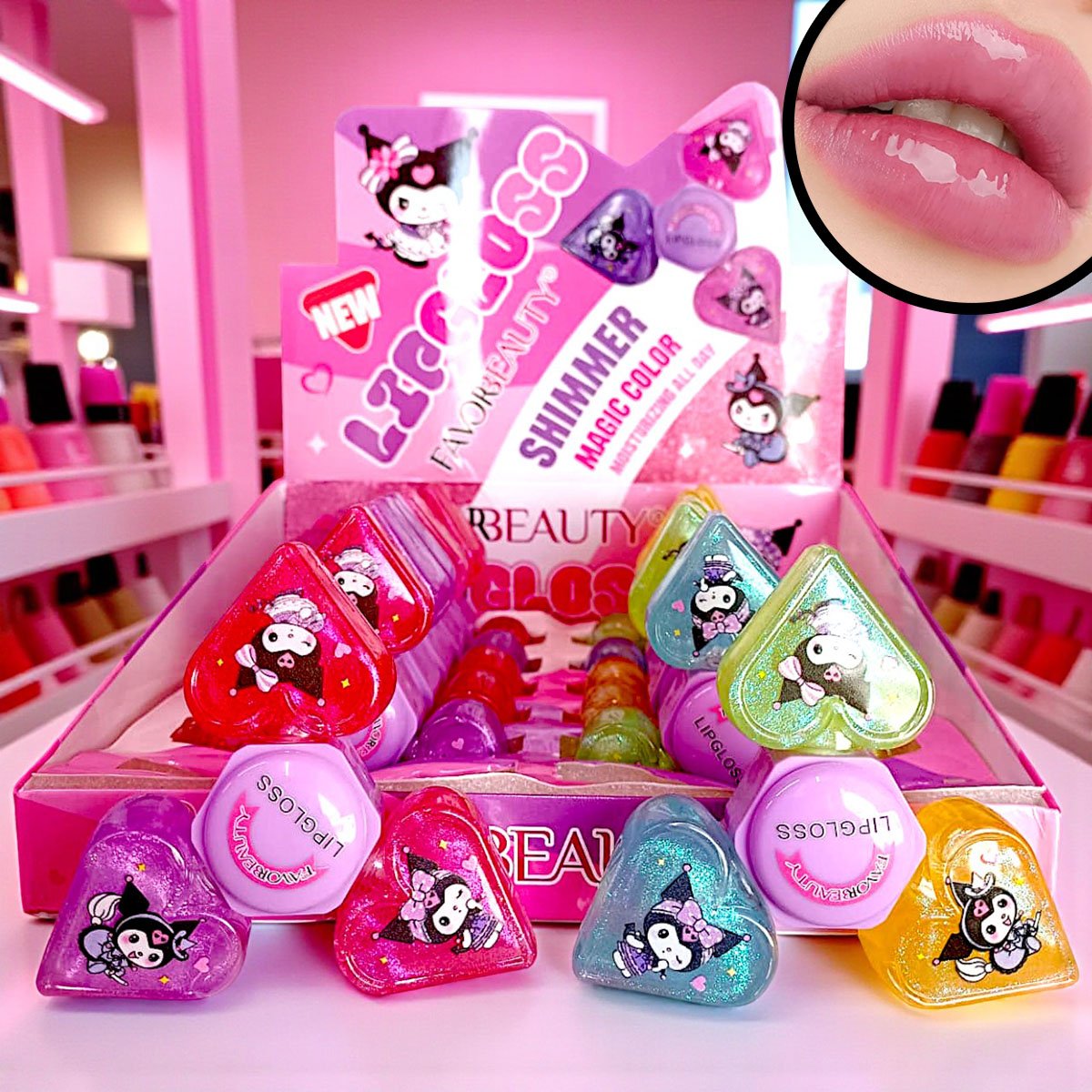 Cutest Kawaii Kromi Spinner lipgloss 1