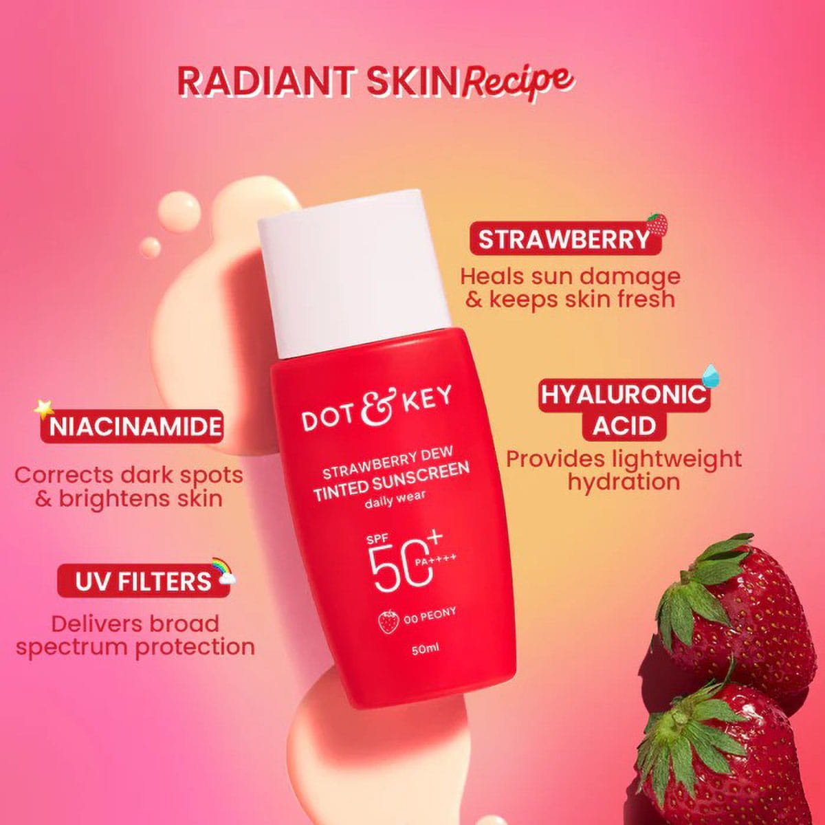 Dot & Key Strawberry Dew Tinted Sunscreen 10